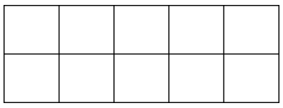 Ten frame - To represent numbers