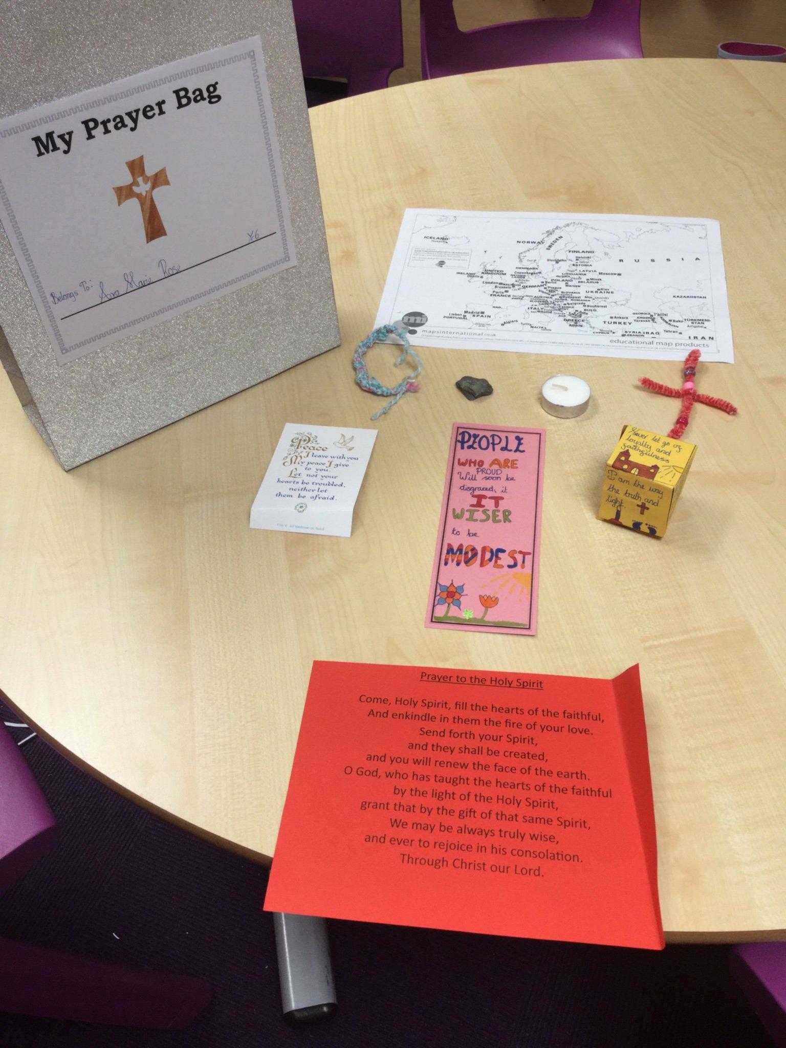 Prayer Bag made by a Y6 pupil